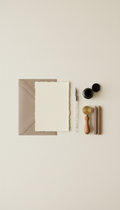 Custom Linen Stationery Set