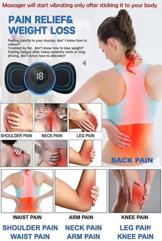 Wireless EMS Mini Body Massager for Pain Relief
