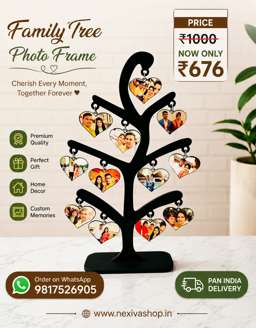 Family Tree Photo Frame