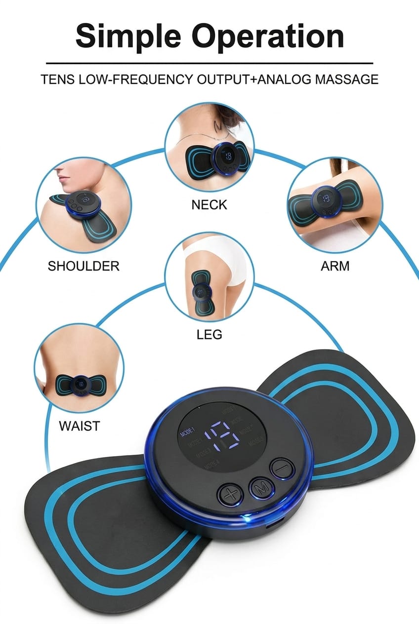 Wireless EMS Mini Body Massager for Pain Relief