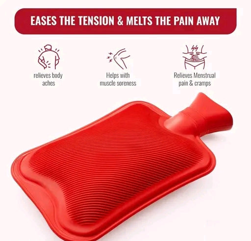 2-in-1 Dual Pain Relief Kit: Hot Water Bottle & Ice Bag