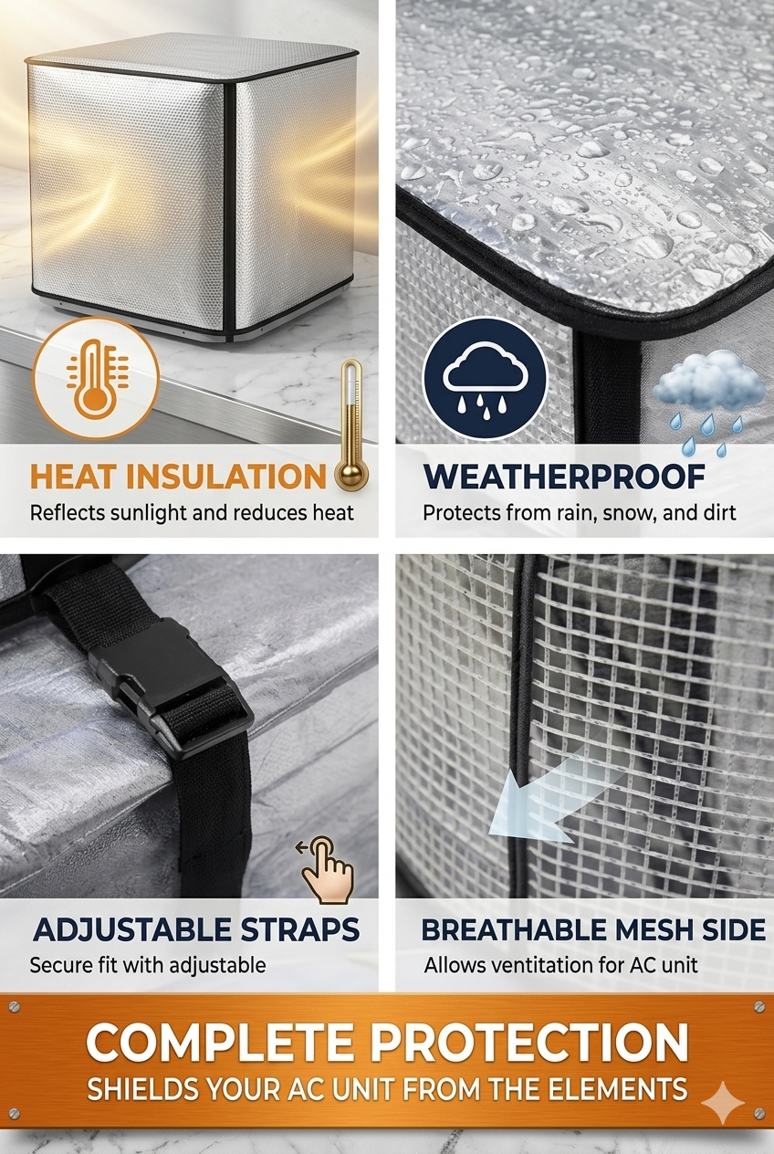 ❄️ AC Outdoor Unit Protector Cover ❄️