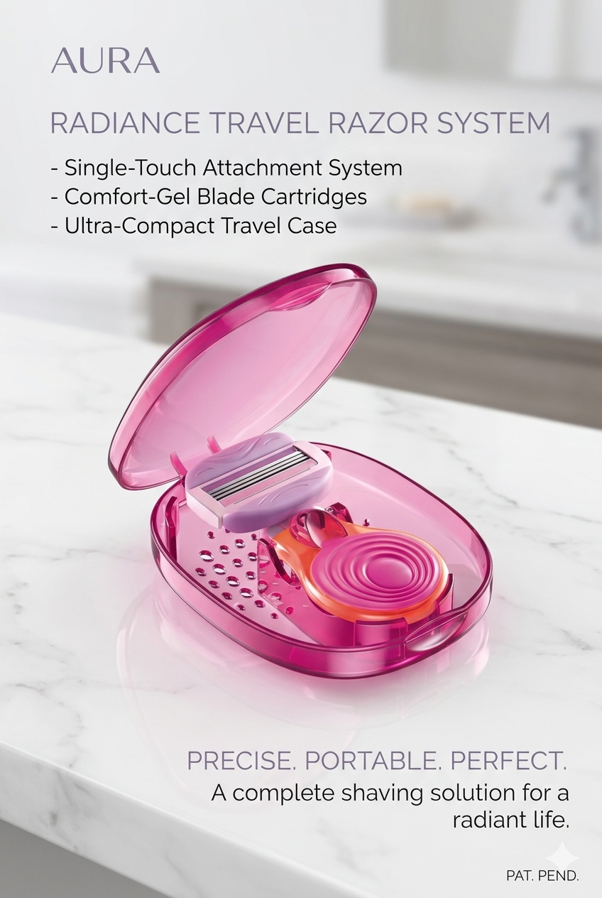 Ultra-compact mini body razor