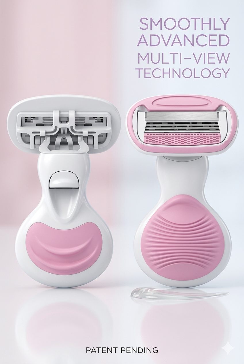 Ultra-compact mini body razor