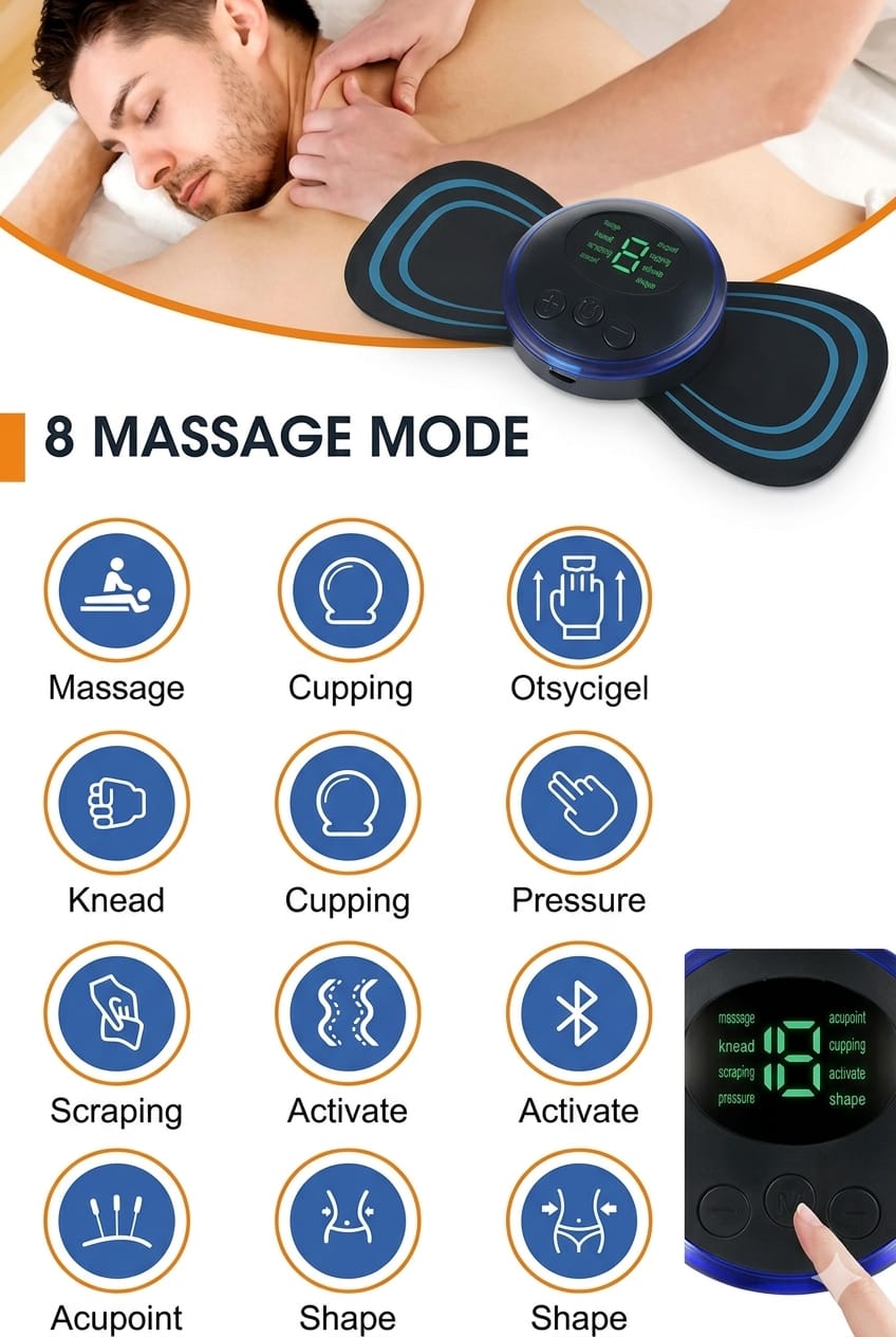 Wireless EMS Mini Body Massager for Pain Relief